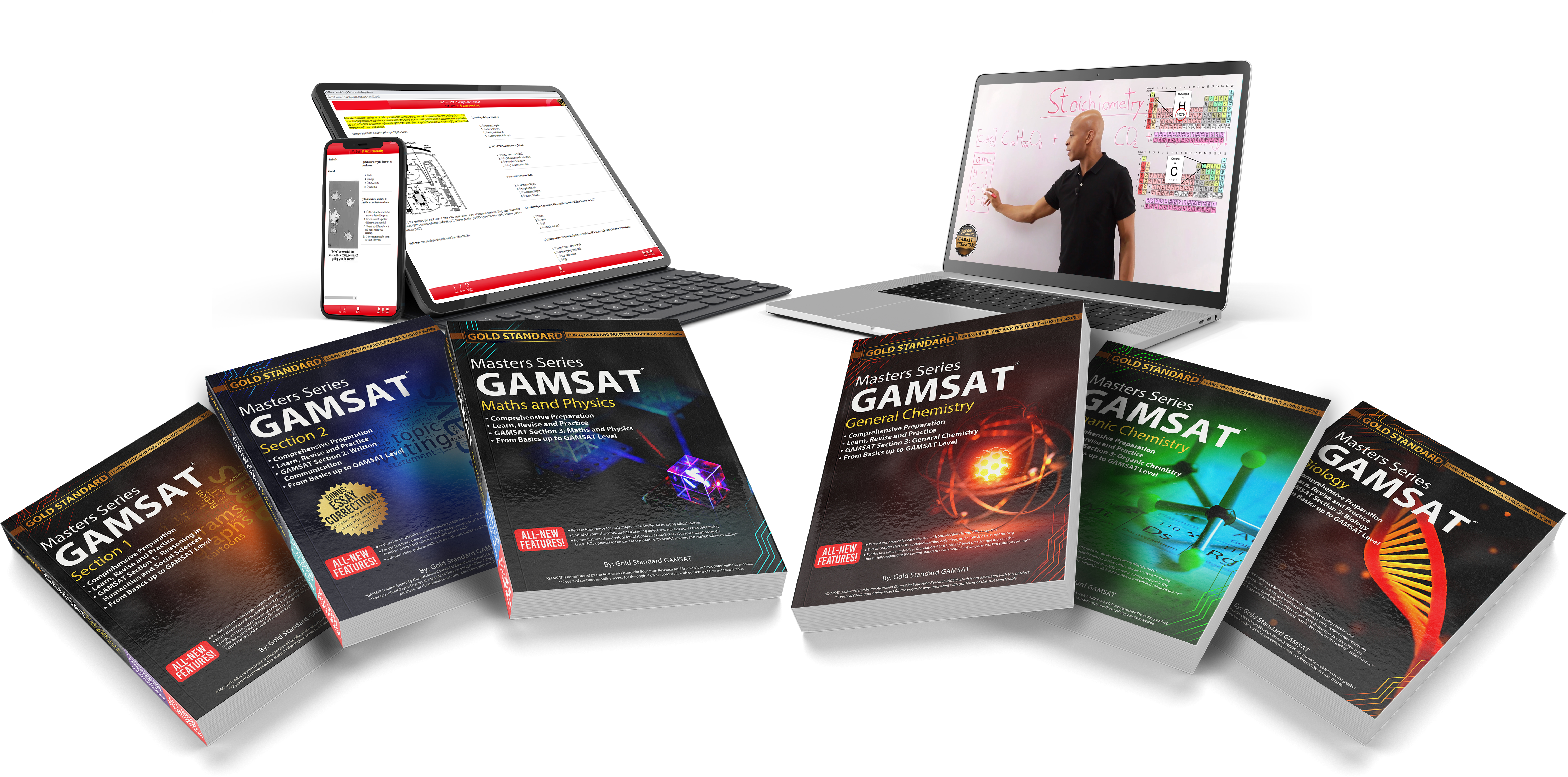 Complete GAMSAT Preparation: GAMSAT Platinum Package with GAMSAT Score Guarantee (All included)