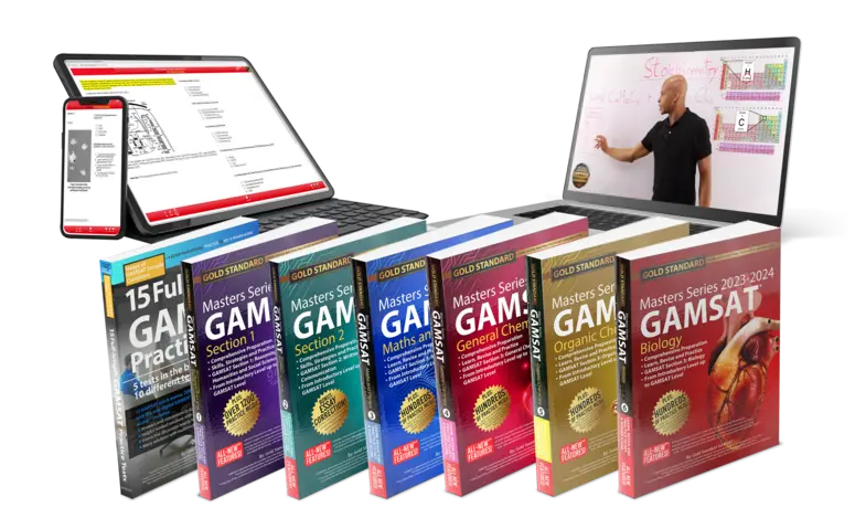 The 2023-2024 Masters Series GAMSAT Preparation Books