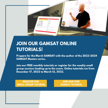 Comprehensive GAMSAT Course Preparation: On Campus, Online and Home Study